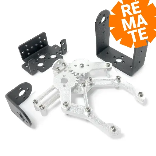 [OS-06016] Pinza robótica, 2 grados de libertad